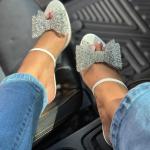 Glam bow heels