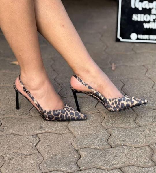 Fierce print stiletto heels