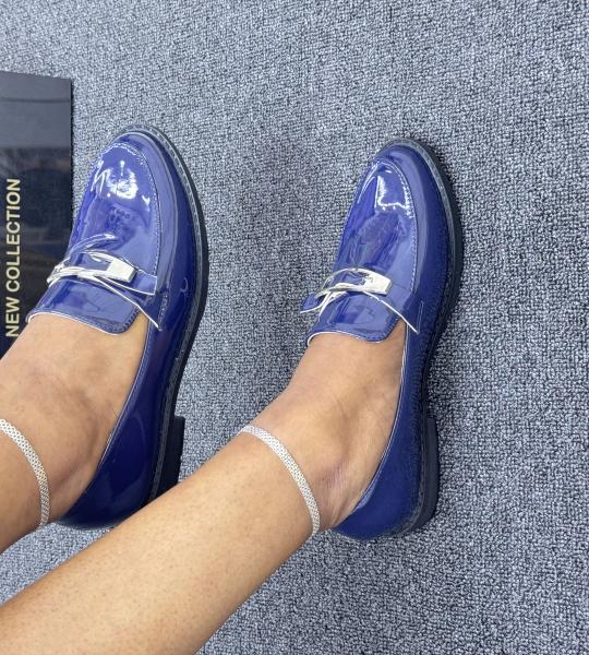 Bold glossy loafers