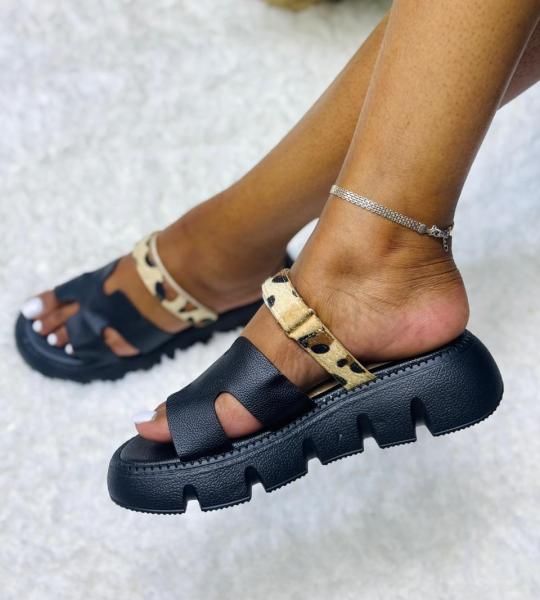 Platform Safari sandals