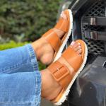 Urban chic buckle sandals