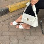 Chic sandal & bag duo