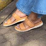 Double strap buckle sandals