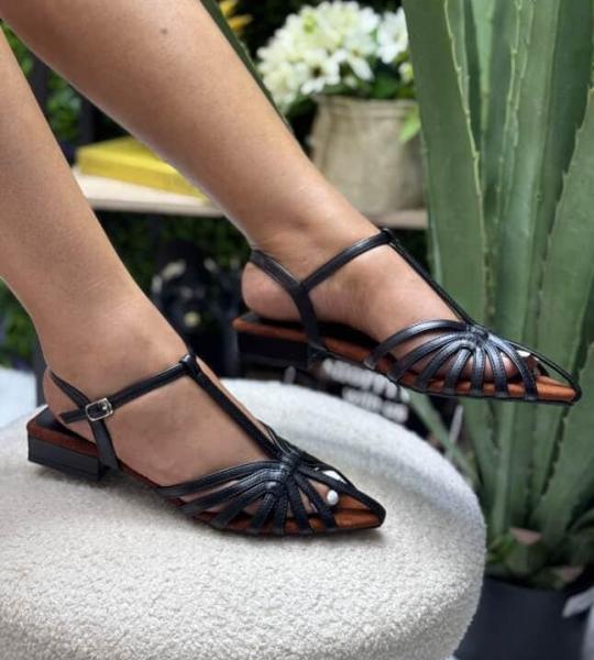 Strappy elegant flats