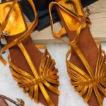 Strappy elegant flats