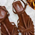 Strappy elegant flats