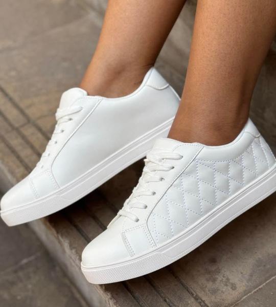 Quilted luxe sneakers